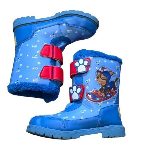 Blue Paw Patrol Velcro Winter Boots - Picture 2 of 7